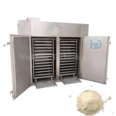 GMP Tray Dryer Industrie / Pulverbeschichtung Ofen / Kokosnuss Heißluft Zirkulation Maschine