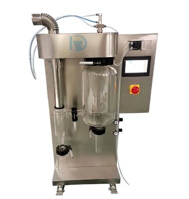 Lab Small SD-51 Inertschleife Sprühtrocknungsmaschine mit 30~300℃ Temperaturregelung, 1 kg/h Verdampfungskapazität und 220V-480V Spannung