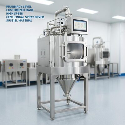 Apothekenniveau und maßgeschneidertes Hochgeschwindigkeits-Zentrifugalsprühtrockner-SUS316L-Material
