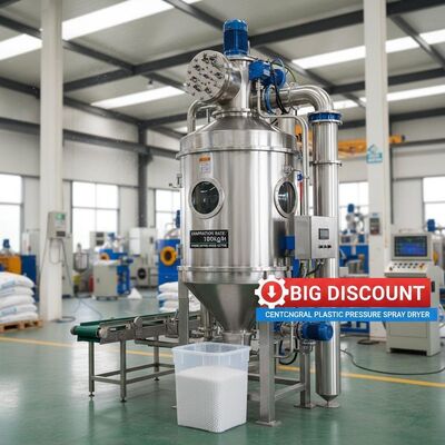 Energiesparend und mit großem Rabatt100 kg/h Verdunstung zentrifugaler Kunststoff-Drucksprühtrockner
