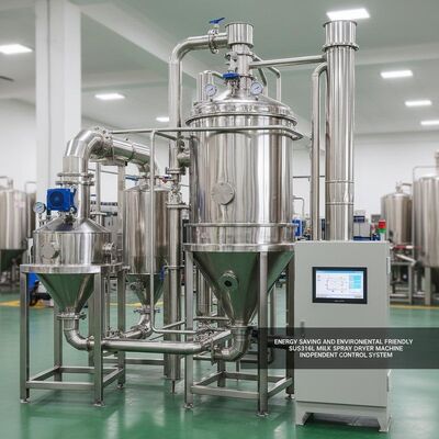 Energieeinsparende und umweltfreundliche SUS316L Milch Spray Trockner Maschine unabhängiges Steuerungssystem