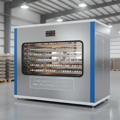 Gute Qualität und maßgeschneiderte Hochgeschwindigkeitstrocknungs-Eiertrocknermaschine