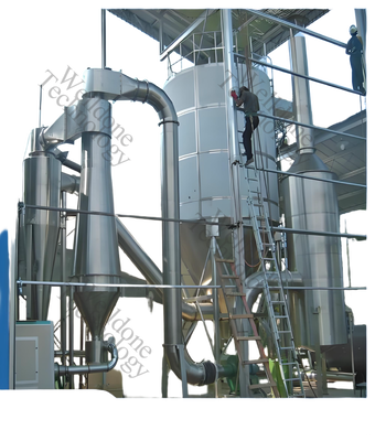 Sprühtrockner auf Apothekenniveau SUS316L mit 70% Trocknungseffizienz für die API-Pulverproduktion