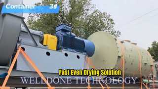 Schnell trocknender Wirbelschichttrockner für Salzbrotkrümel